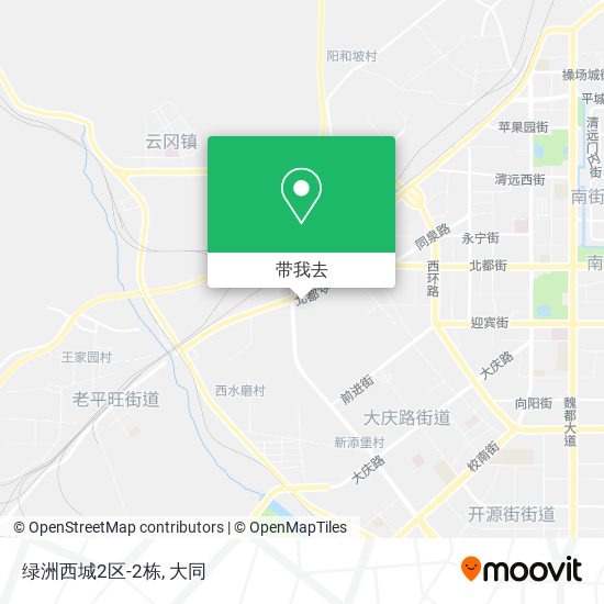 绿洲西城2区-2栋地图