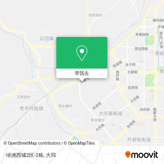 绿洲西城2区-2栋地图