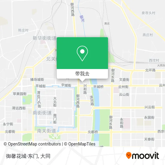 御馨花城-东门地图