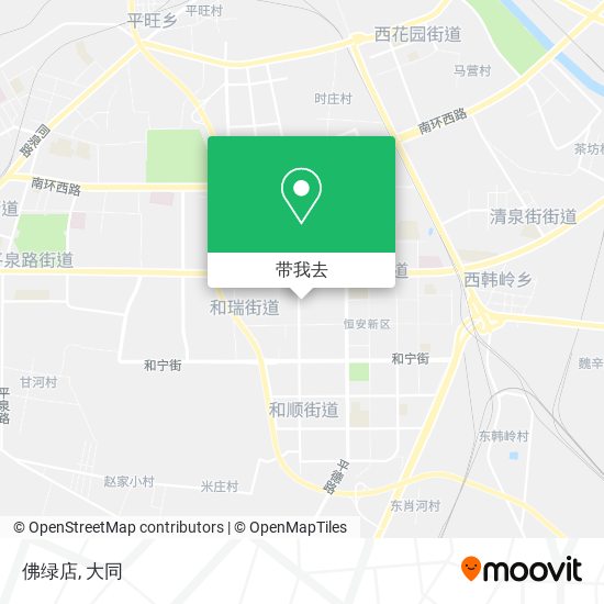 佛绿店地图