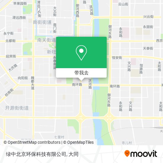 绿中北京环保科技有限公司地图