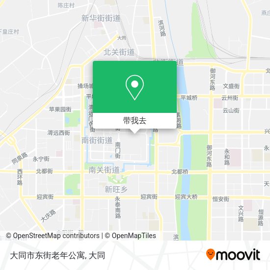 大同市东街老年公寓地图