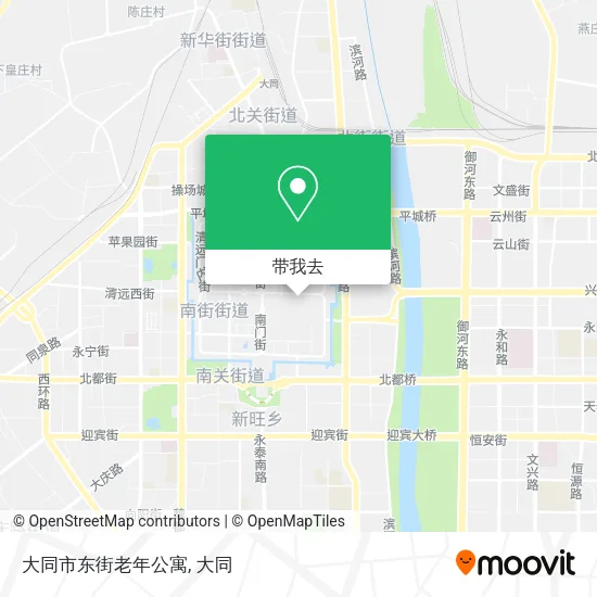 大同市东街老年公寓地图