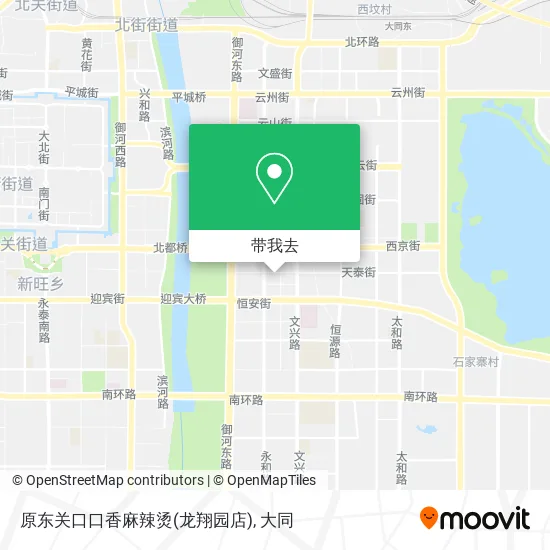 原东关口口香麻辣烫(龙翔园店)地图