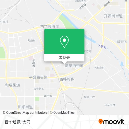 晋华通讯地图