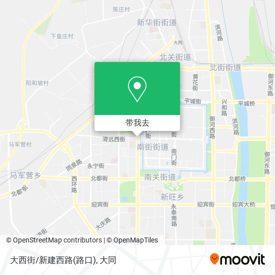 大西街/新建西路(路口)地图