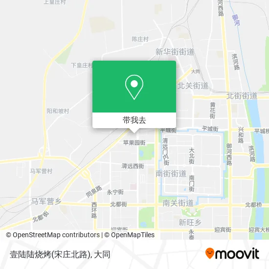 壹陆陆烧烤(宋庄北路)地图