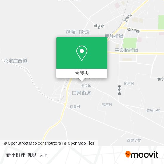 新平旺电脑城地图