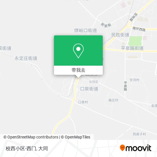 校西小区-西门地图