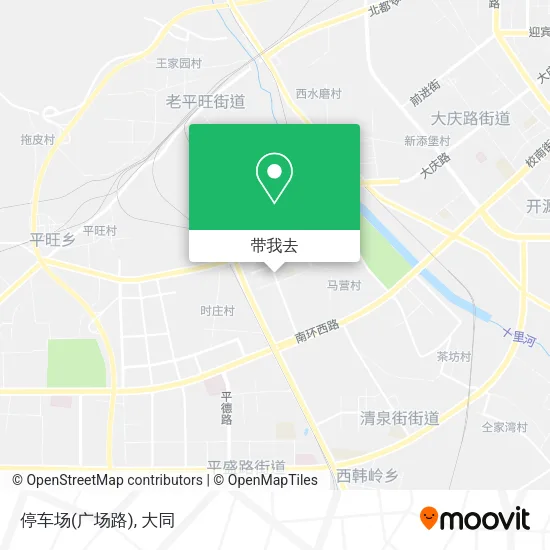 停车场(广场路)地图