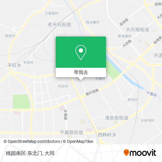 桃园南区-东北门地图