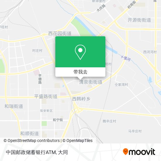 中国邮政储蓄银行ATM地图
