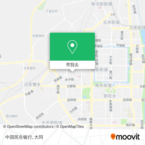 中国民生银行地图