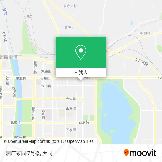 泗庄家园-7号楼地图