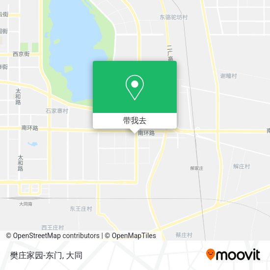 樊庄家园-东门地图