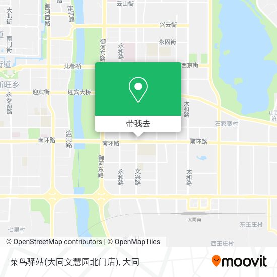 菜鸟驿站(大同文慧园北门店)地图