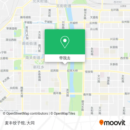 麦丰饺子馆地图