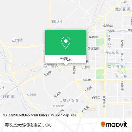 养发堂天然植物染发地图
