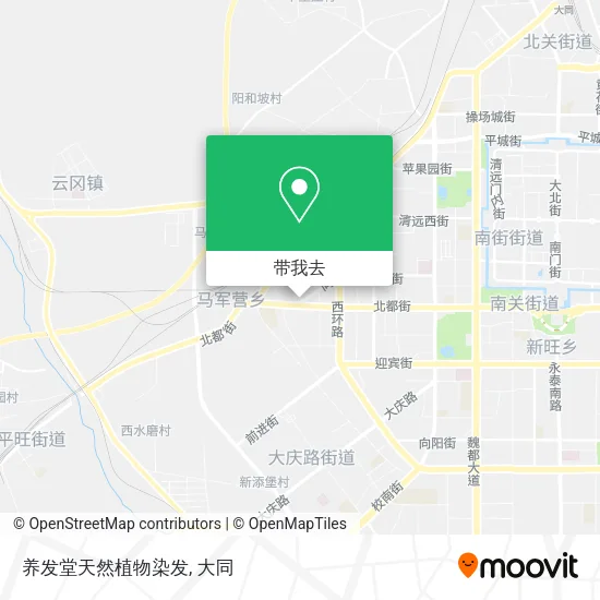 养发堂天然植物染发地图