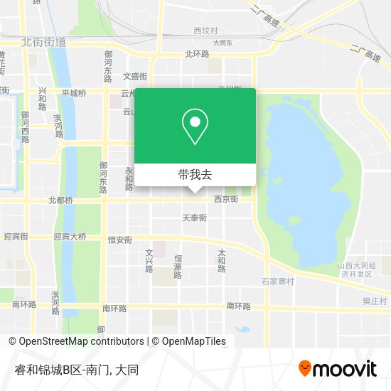 睿和锦城B区-南门地图