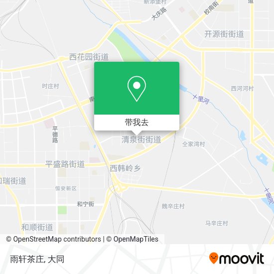 雨轩茶庄地图