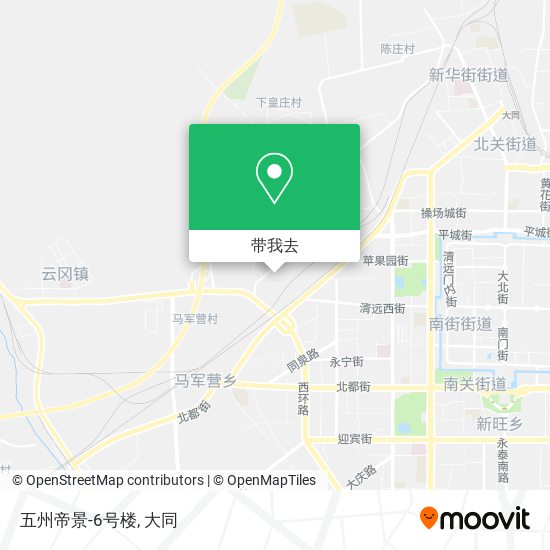 五州帝景-6号楼地图