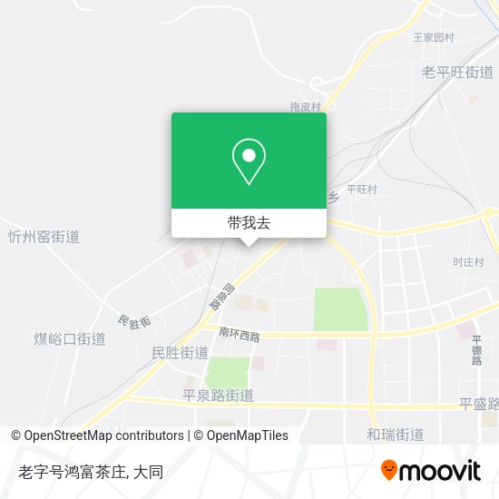 老字号鸿富茶庄地图