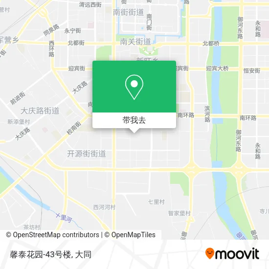 馨泰花园-43号楼地图