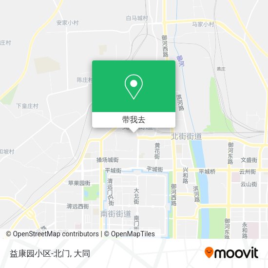 益康园小区-北门地图
