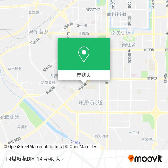 同煤新苑B区-14号楼地图