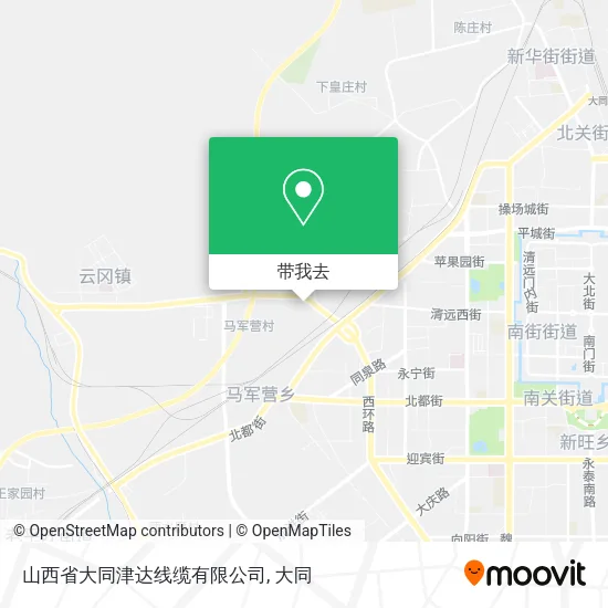 山西省大同津达线缆有限公司地图