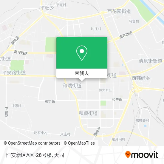 恒安新区A区-28号楼地图