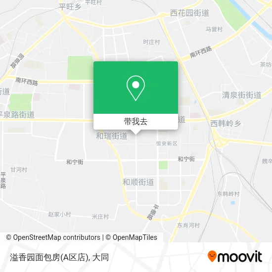 溢香园面包房(A区店)地图