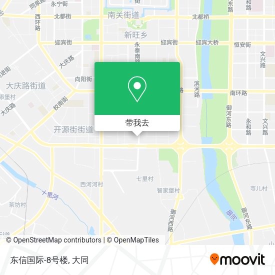 东信国际-8号楼地图