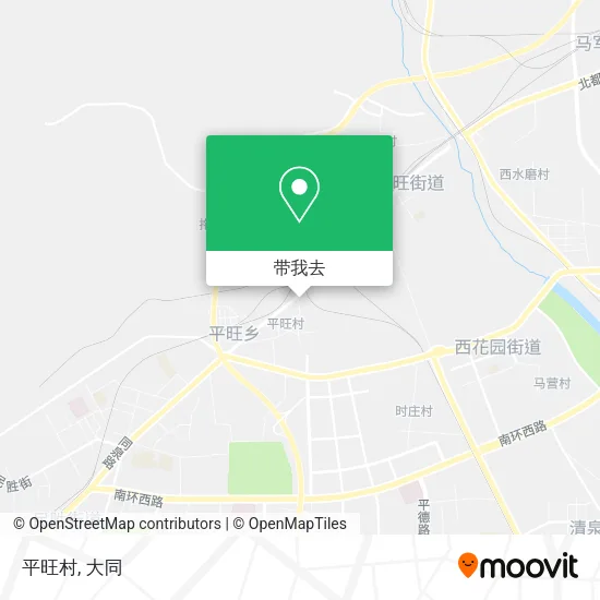 平旺村地图