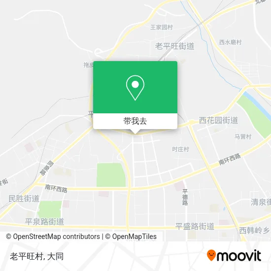 老平旺村地图