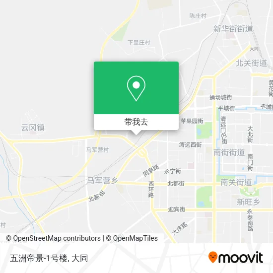 五洲帝景-1号楼地图