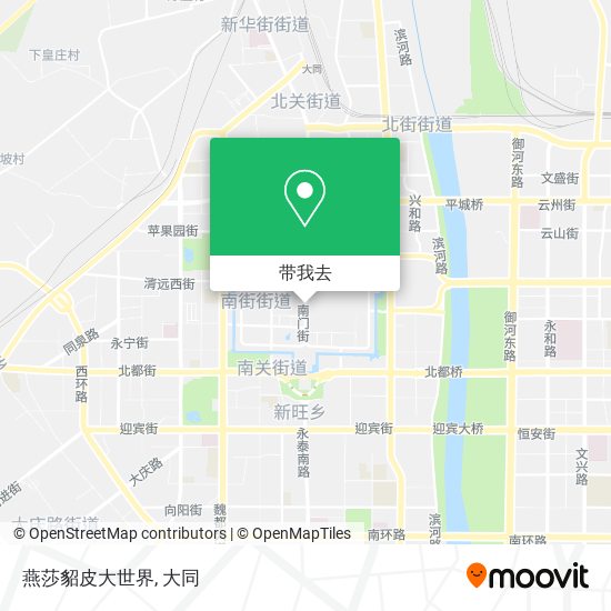 燕莎貂皮大世界地图