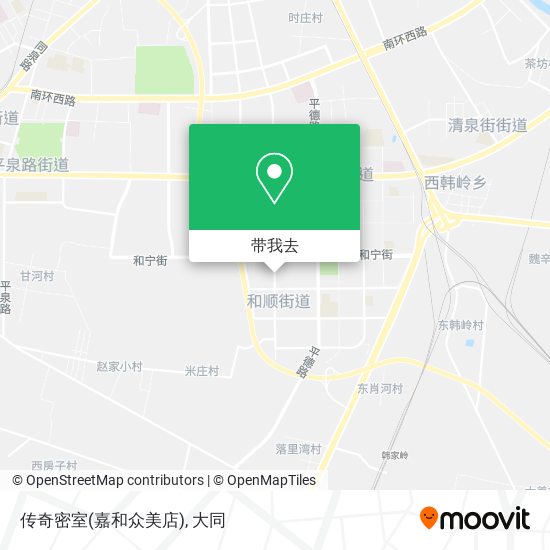 传奇密室(嘉和众美店)地图