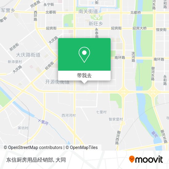 东信厨房用品经销部地图