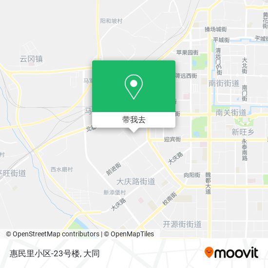 惠民里小区-23号楼地图