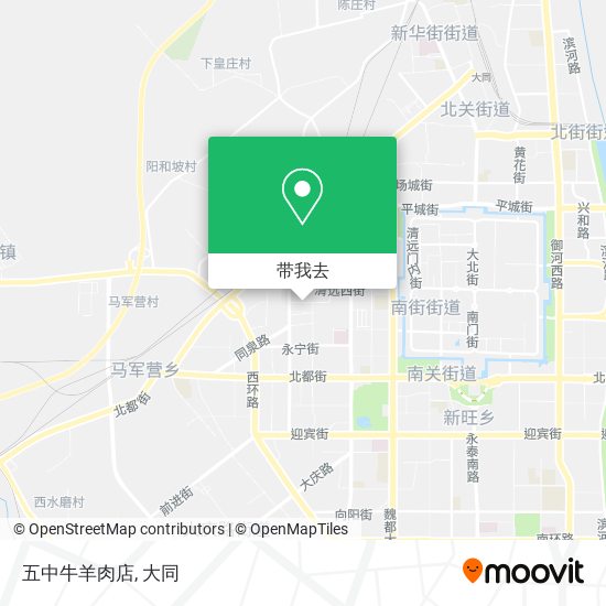 五中牛羊肉店地图