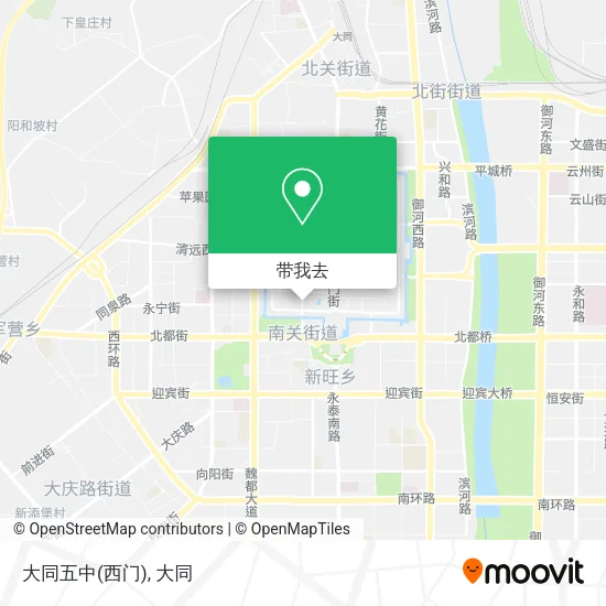 大同五中(西门)地图