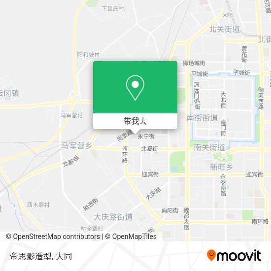 帝思影造型地图