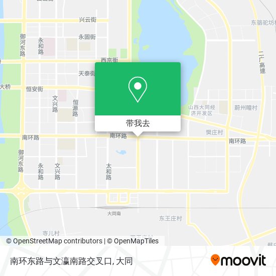 南环东路与文瀛南路交叉口地图
