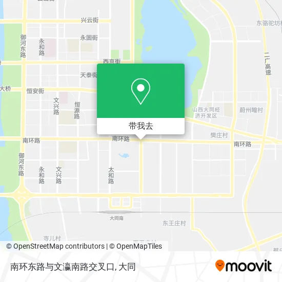 南环东路与文瀛南路交叉口地图