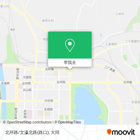 北环路/文瀛北路(路口)地图