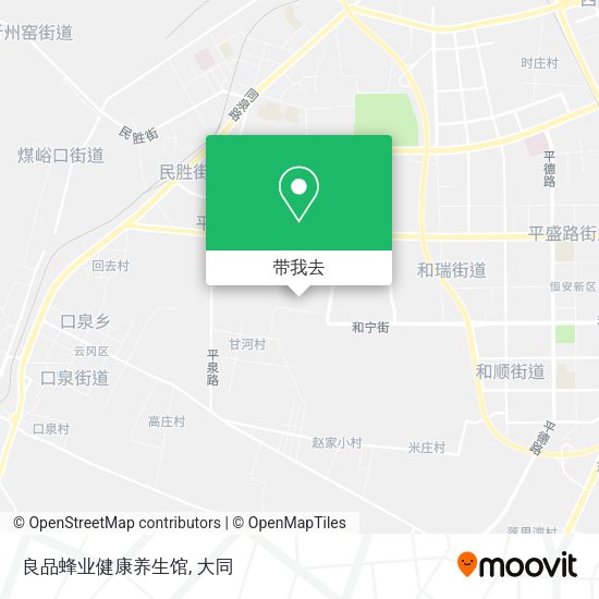 良品蜂业健康养生馆地图