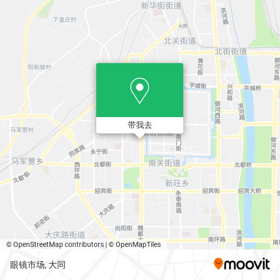眼镜市场地图