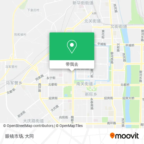 眼镜市场地图